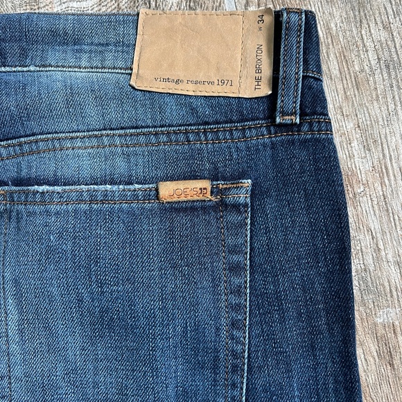 Joe’s Jeans Brixton Straight and Narrow Fit, Med Wash, Men’s Size 34W - Picture 9 of 13